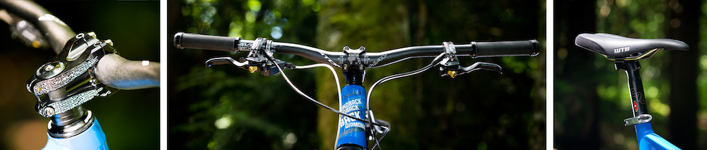  Diamondback is back. The type of parts you'd expect to find on a pro rider's bike are the base spec of the Scapegoat.