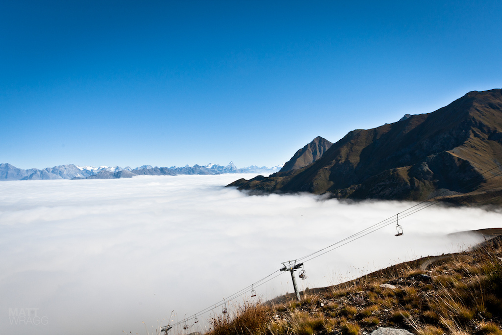 The sea of clouds.