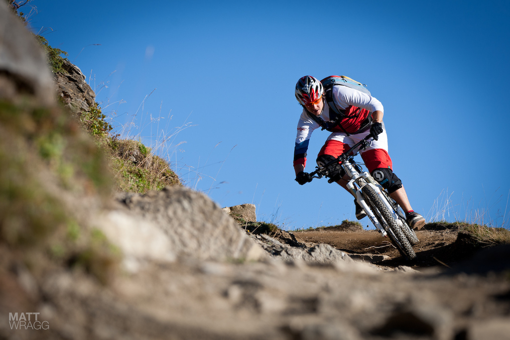 Toby railing a flat turn.