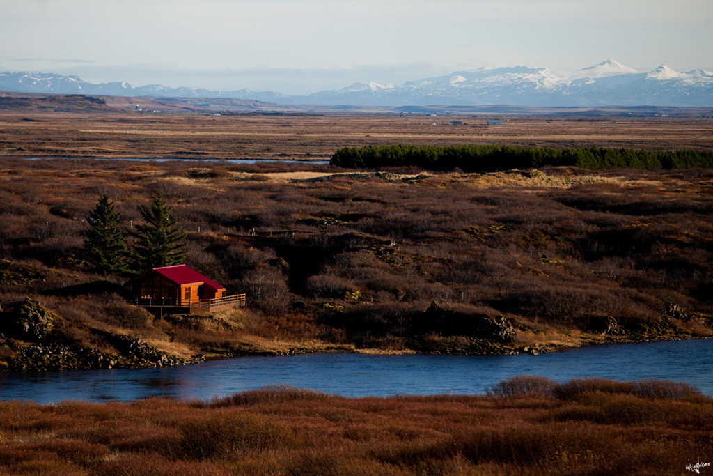 a summer house with the view