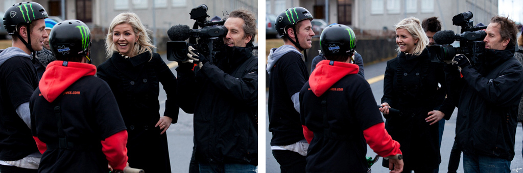 interview for icelandic tv