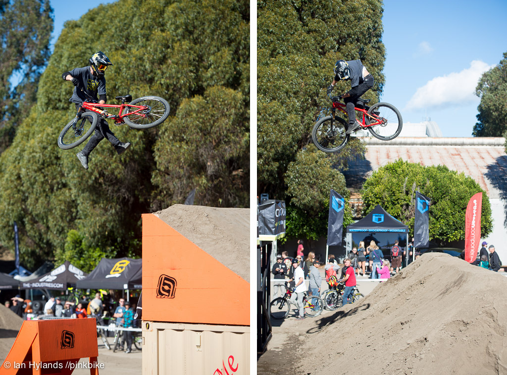 Cam McCaul whipping on and threeing off...