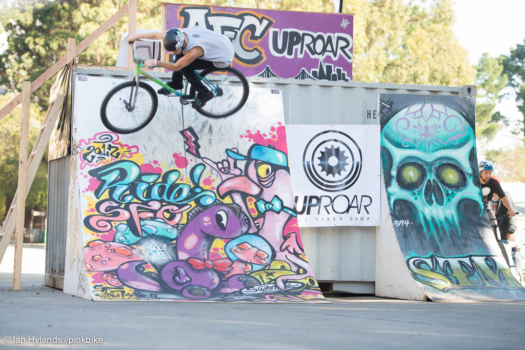 The fixed gear street thing is taking off big time and these guys have some serious skill...