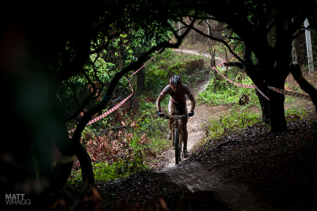 There were a few sudden changes of light to dark made trickier by the slick surface.