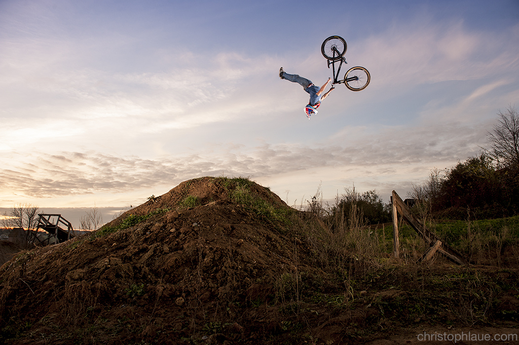 Nico Scholze with his new Dartmoor Bike Photo Christoph Laue www.christophlaue.com