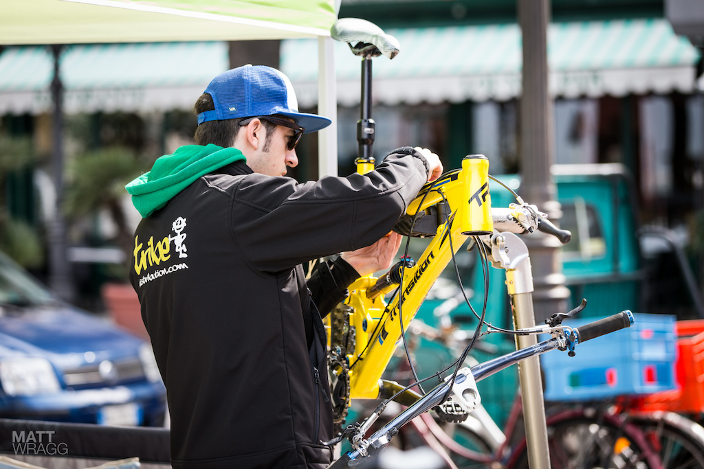 While there has been five months to prepare for this race that doesn t mean there is no last minute tinkering going on to get the bikes ready in time.