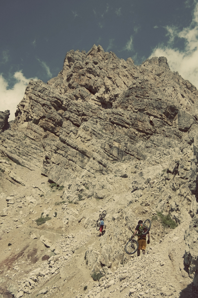 A few key moves stood between us and the alpine fruits. A true test and a different kind of trackstand.
