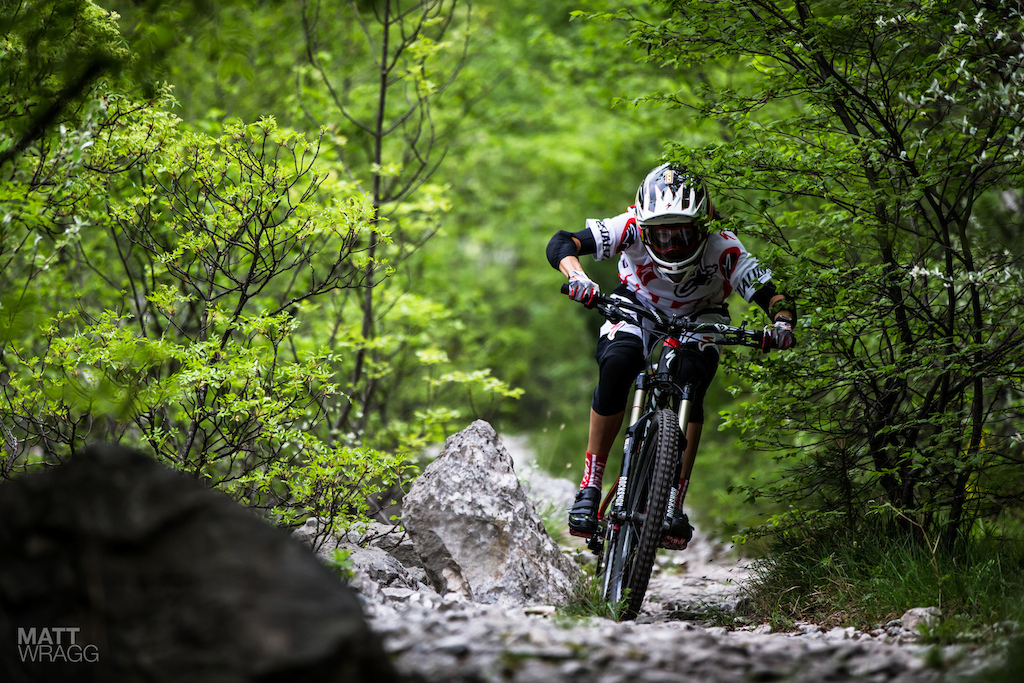 Some of the passages on stages three and four were just flatout on the loose rocks.