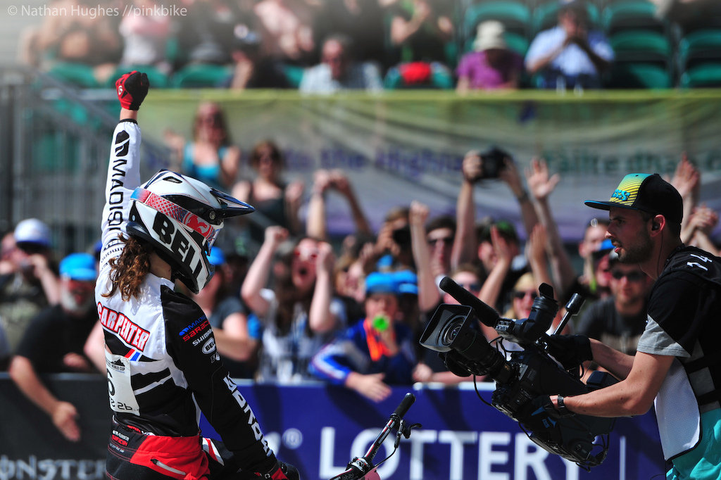 Manon pulled it out the bag with a storming ride. There was only one person left up top who could intercept.