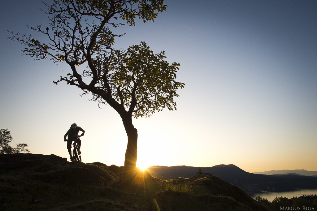 Last light. Day one of the 2013 Rocky Mountain team trip. Andreas Hestler.