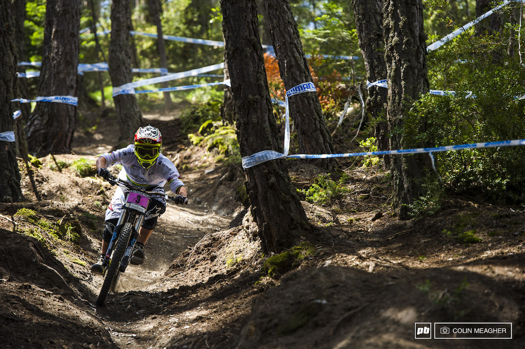 Morgane Charre seemingly come out of nowhere to trake the World Championships title last year but it s clear that the 3 plate is not a fluke. On a track that s given many top riders serious grief Charre came home fourth.