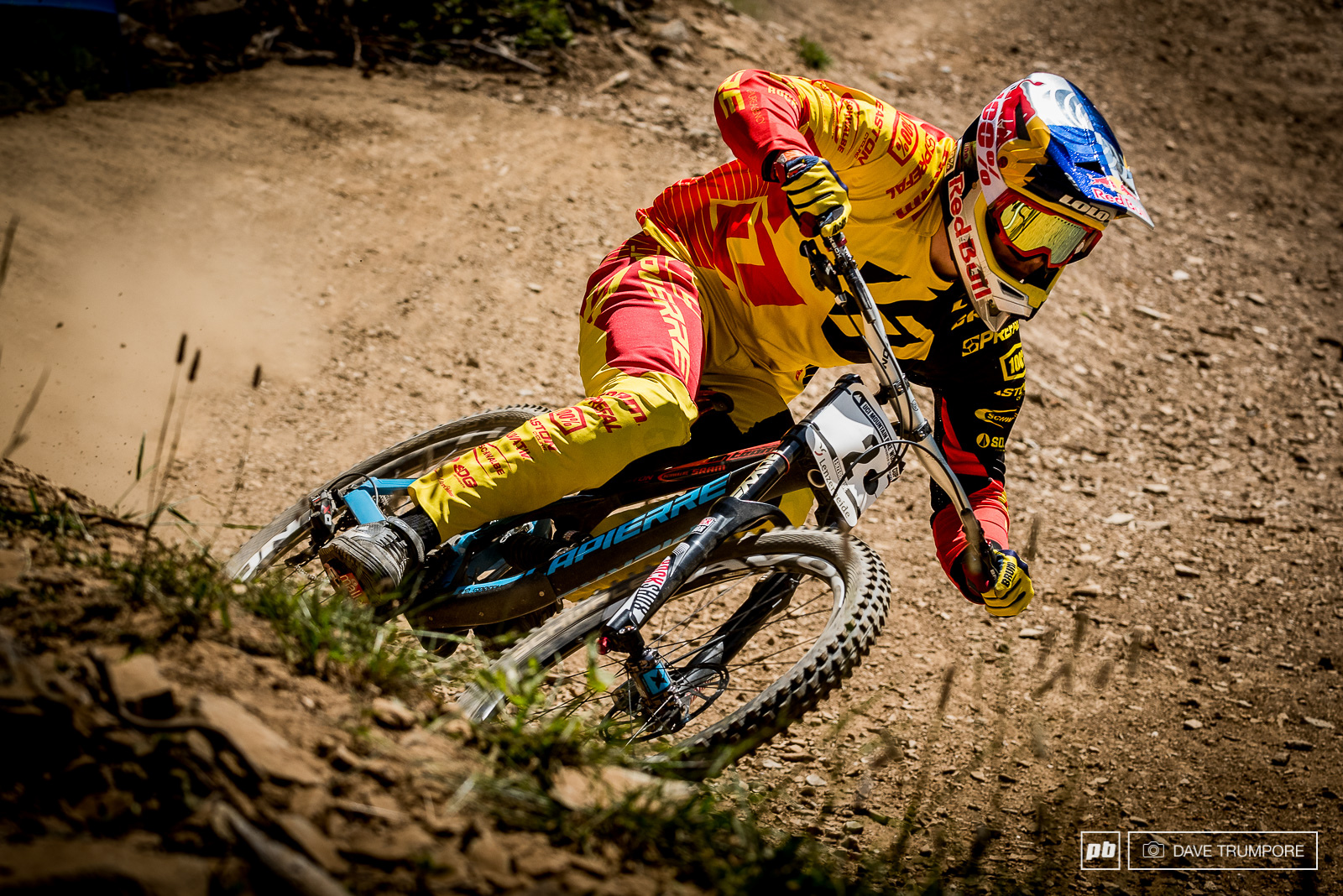 Through the speed trap in Lenzerheide.