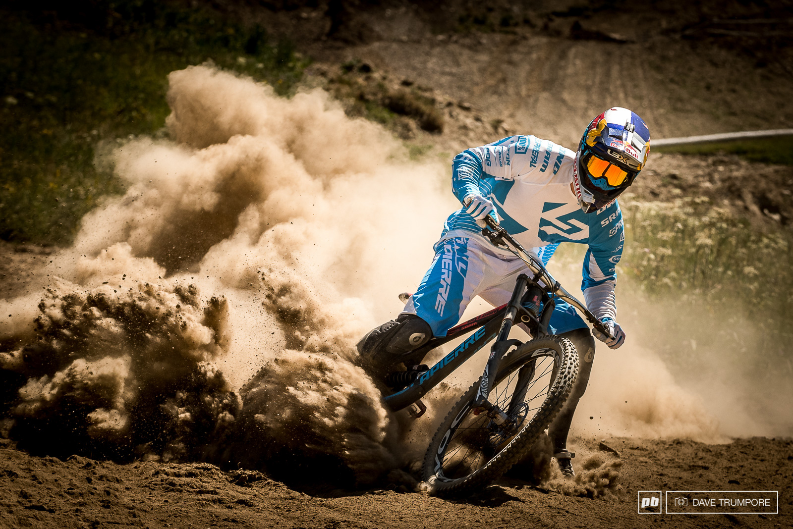 Loic having a bit of fun during a photoshoot for ONE Industries in France.