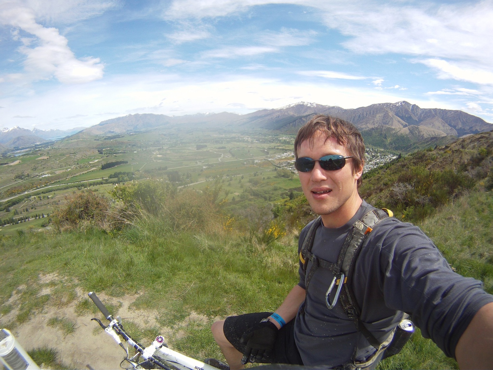 Helibiking near Queenstown, October 2011.