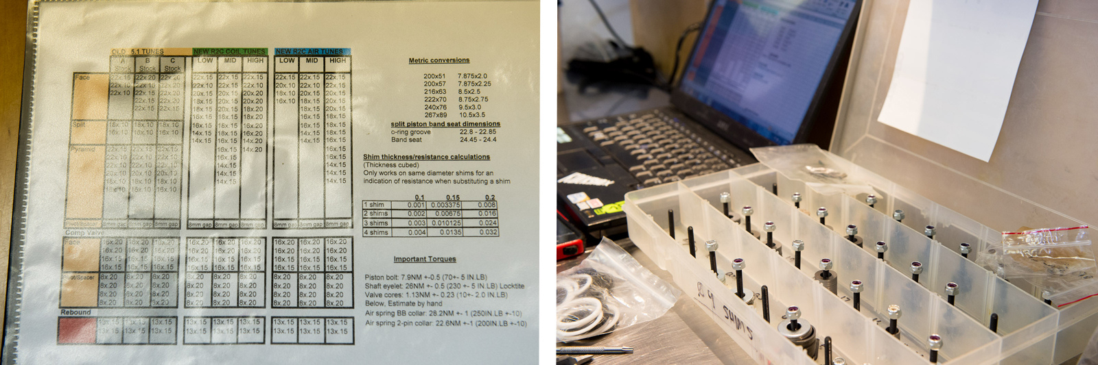 Ride.io Forum shim stacks and shock tuning