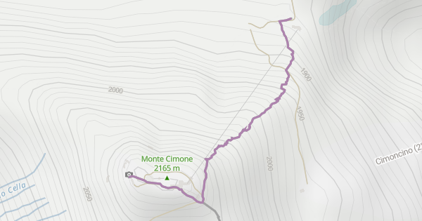 Monte Cimone Salita In Vetta Direttissima Mountain Biking Trail Fanano