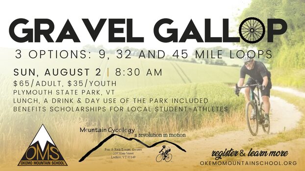 Gravel Gallop for Okemo Mountain School