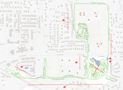 Outer Corinth Loop (No Thrashers Maze) route