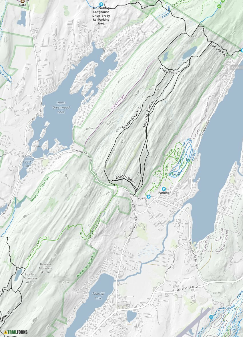Abram S. Hewitt State Forest, West Milford Hiking Trails Trailforks
