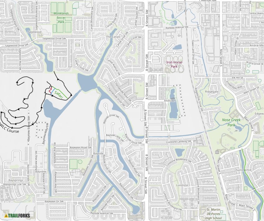 Map Of Airdrie Alberta Airdrie, Alberta Mountain Biking Trails | Trailforks