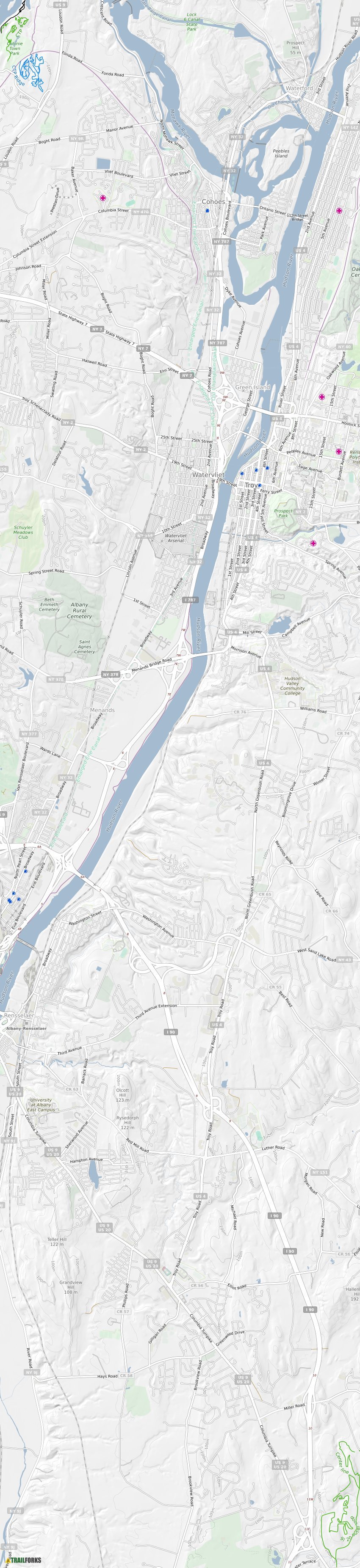 Albany, New York Mountain Biking Trails Trailforks