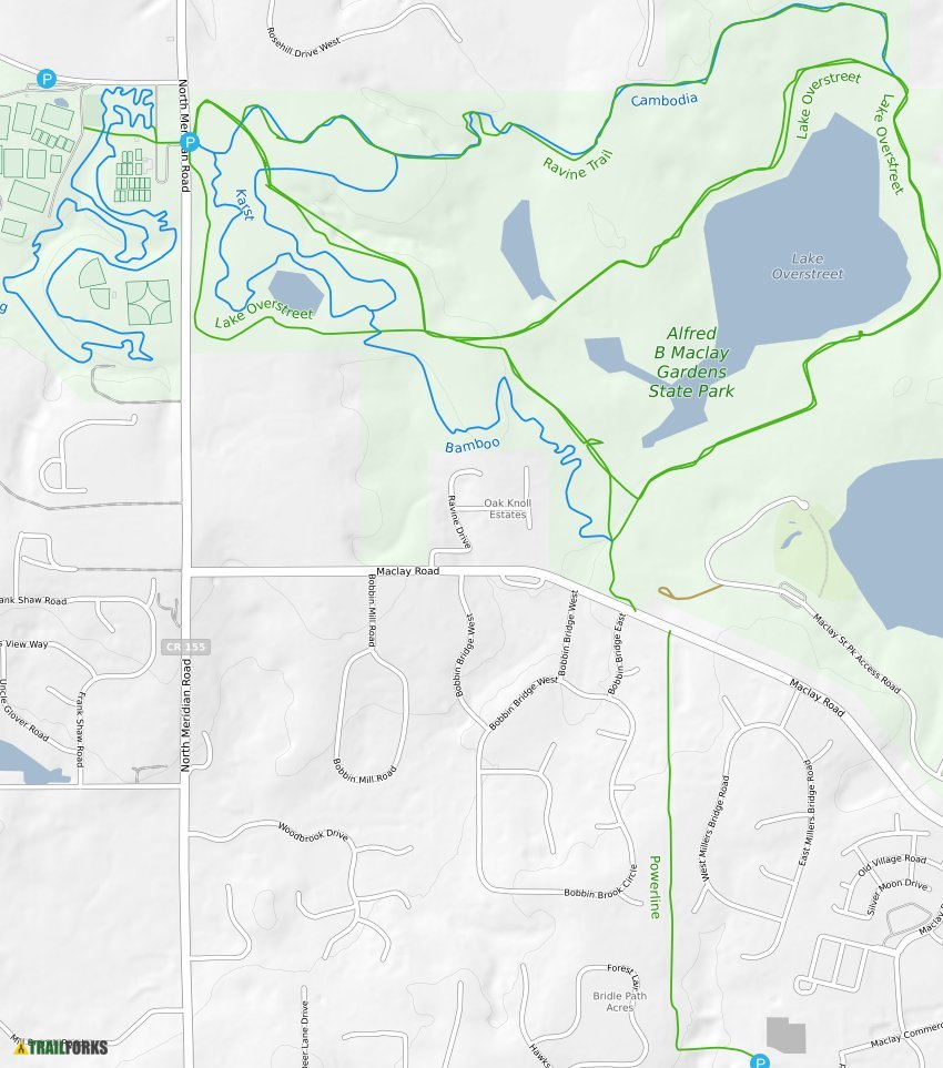 Alfred B. Maclay Gardens State Park Mountain Biking Trails | Trailforks