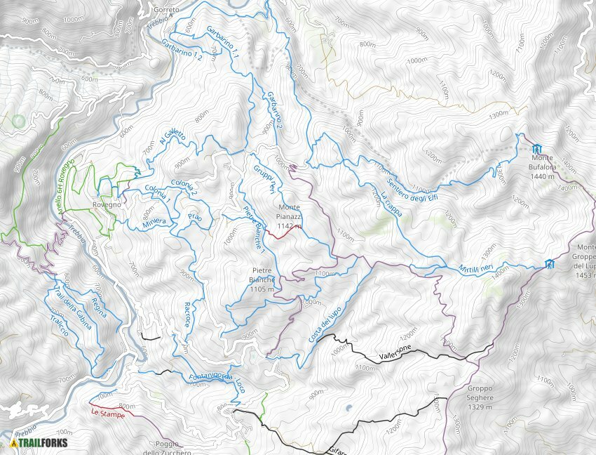 Alta Val Trebbia Trails Area Mountain Biking Trails | Trailforks