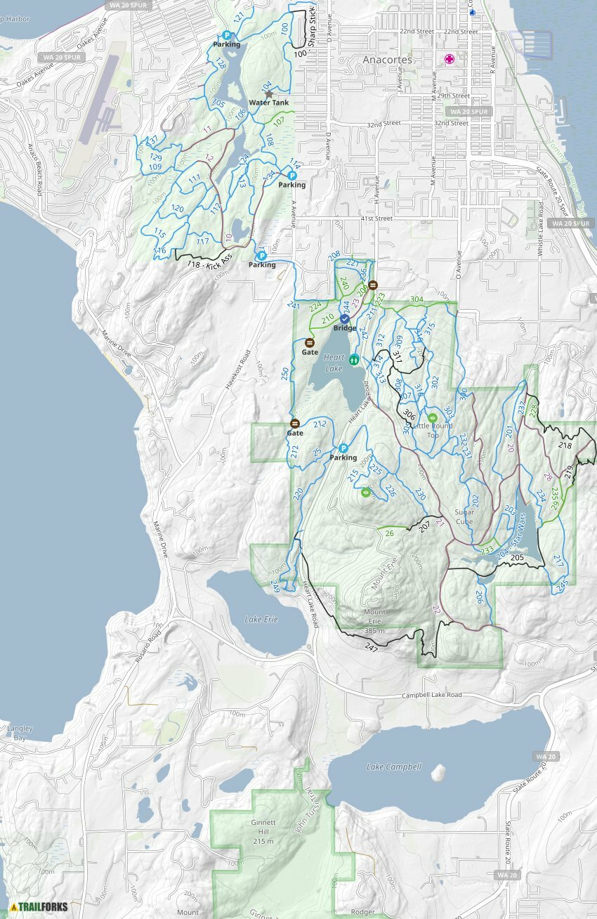 Anacortes, Washington Mountain Biking Trails | Trailforks