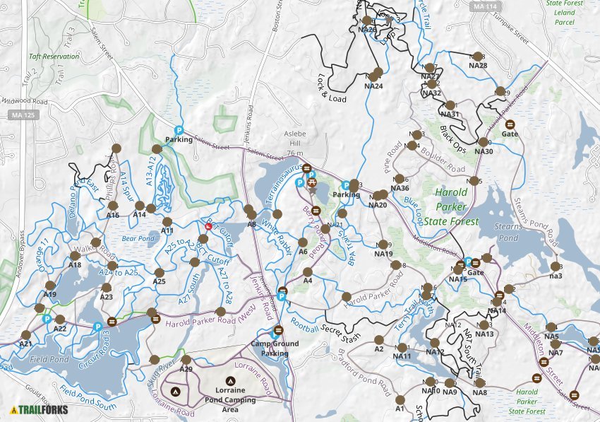 Andover, Massachusetts Mountain Biking Trails | Trailforks