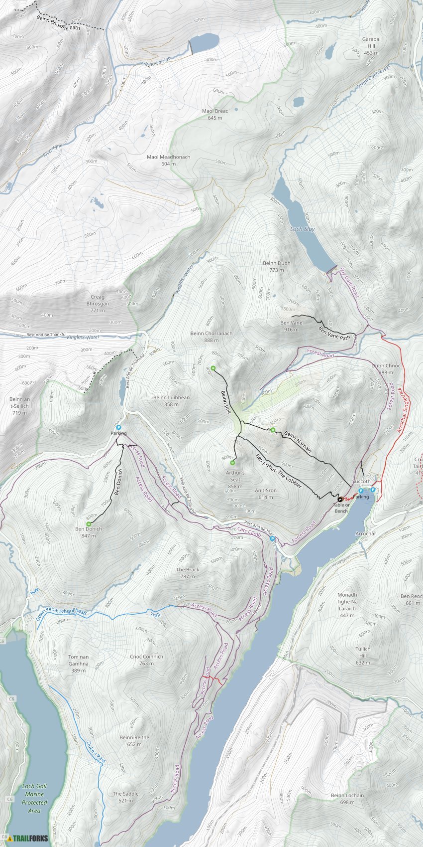 Arrochar, United Kingdom Mountain Biking Trails | Trailforks