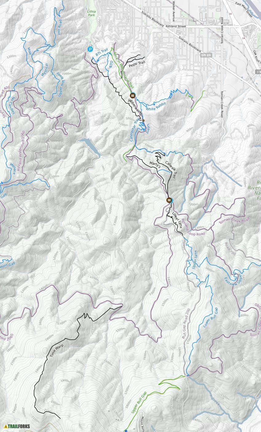 ashland mountain biking