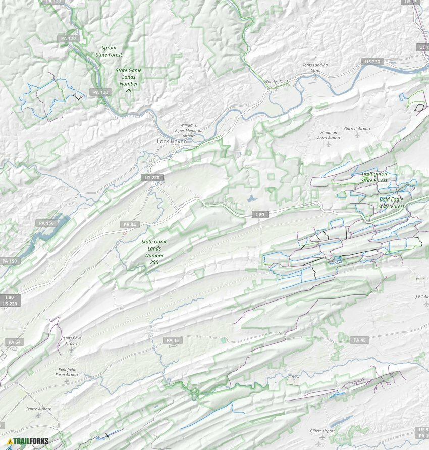 Bald Eagle State Forest Mountain Biking Trails | Trailforks