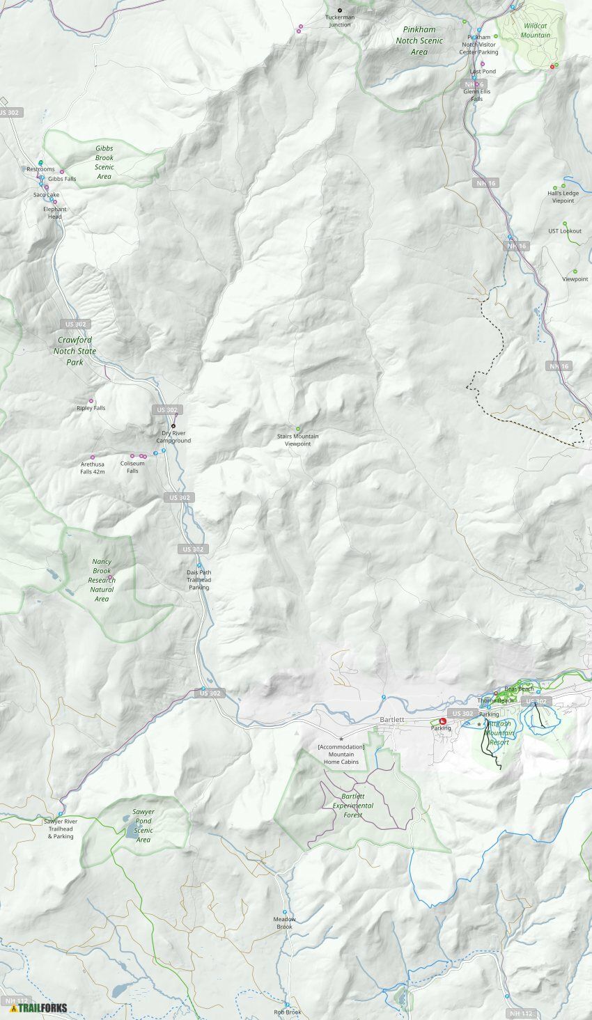 Bartlett, New Hampshire Mountain Biking Trails Trailforks