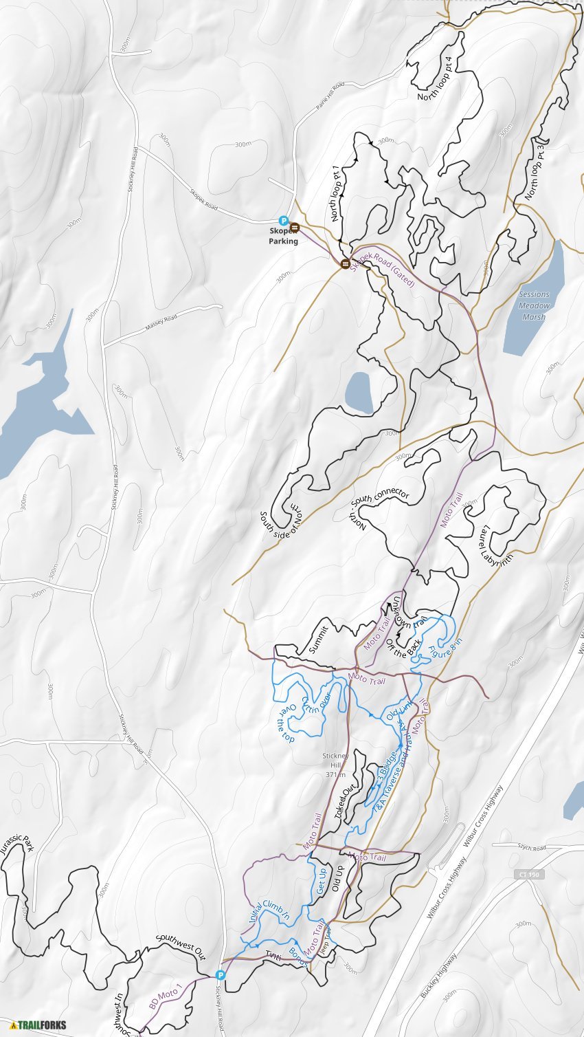 Bear Den, Union Mountain Biking Trails Trailforks