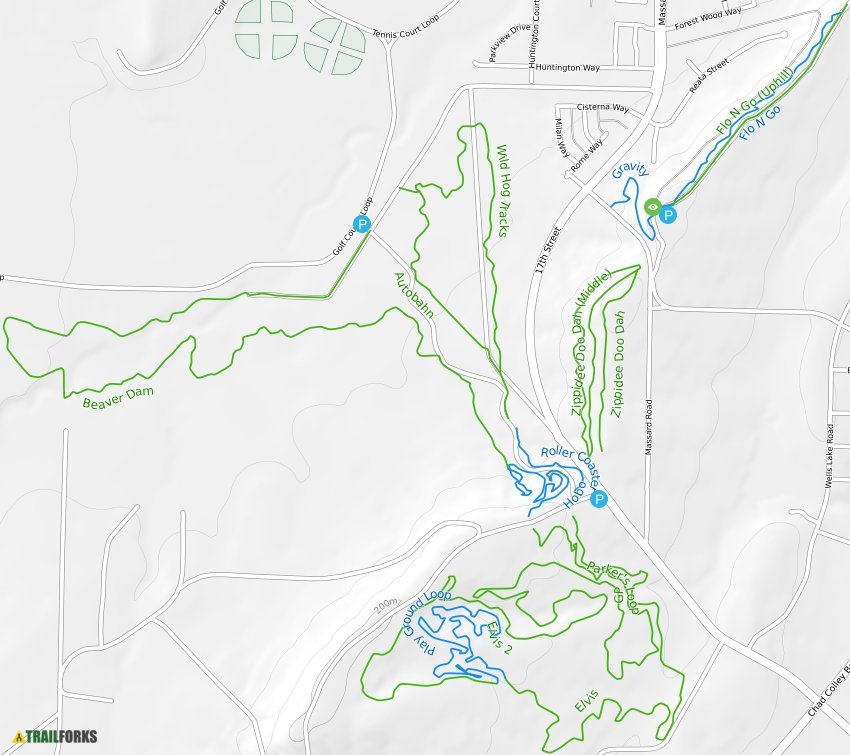 Ben Geren Park Mountain Biking Trails Trailforks
