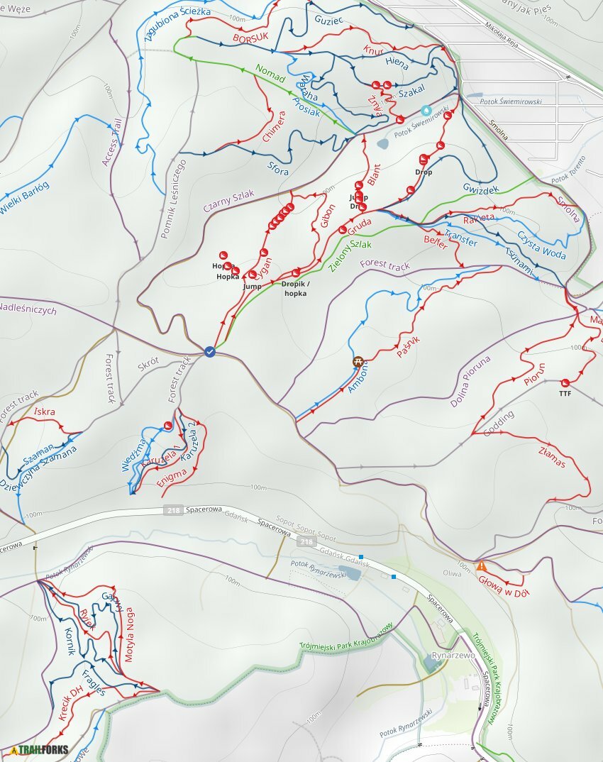 BigFoot Works BikePark Mountain Biking Trails | Trailforks