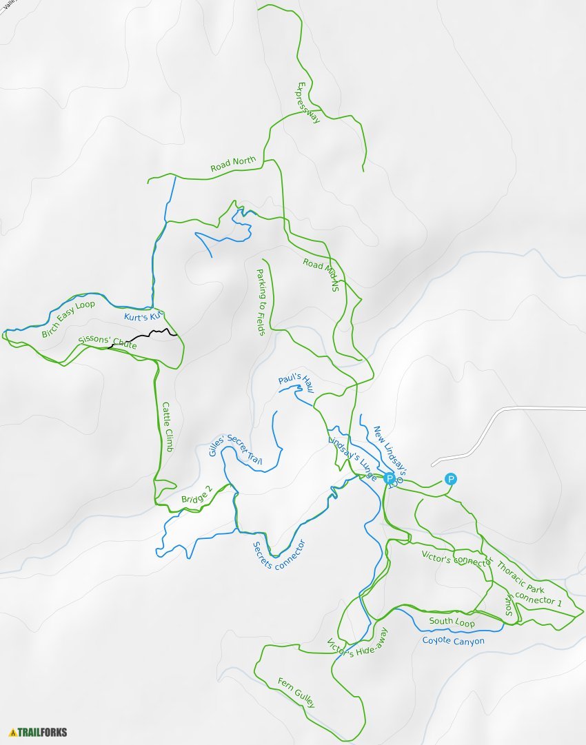 Birch Ski Area Mountain Biking Trails Trailforks