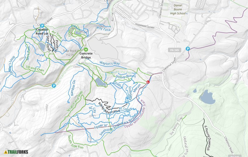 Birdsboro, Pennsylvania Mountain Biking Trails Trailforks
