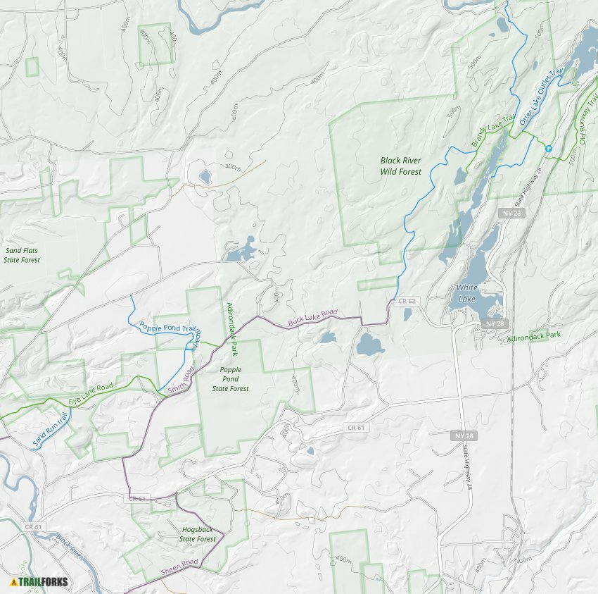 Black River Wild Forest South Mountain Biking Trails Trailforks
