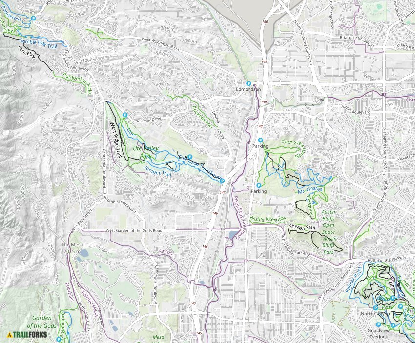 Blodgett Peak Open Space Mountain Biking Trails Trailforks