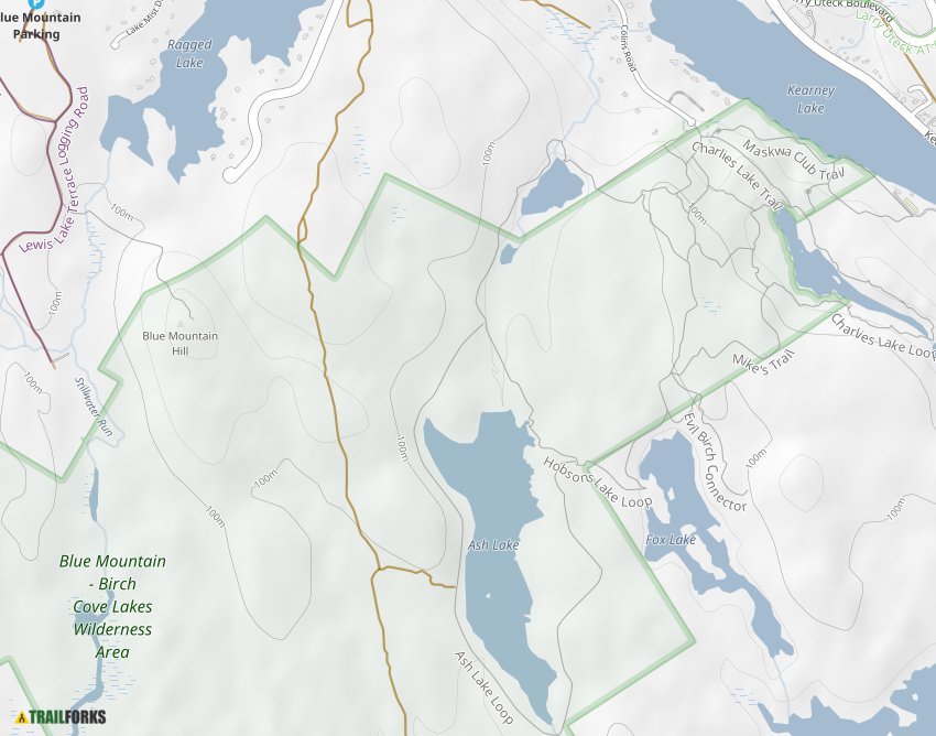 Blue Mountain Birch Cove Lakes Wilderness Area, Halifax Mountain