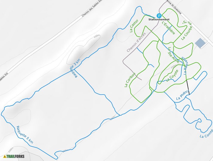 Boisé Beaupré, La Pocatière Mountain Biking Trails Trailforks