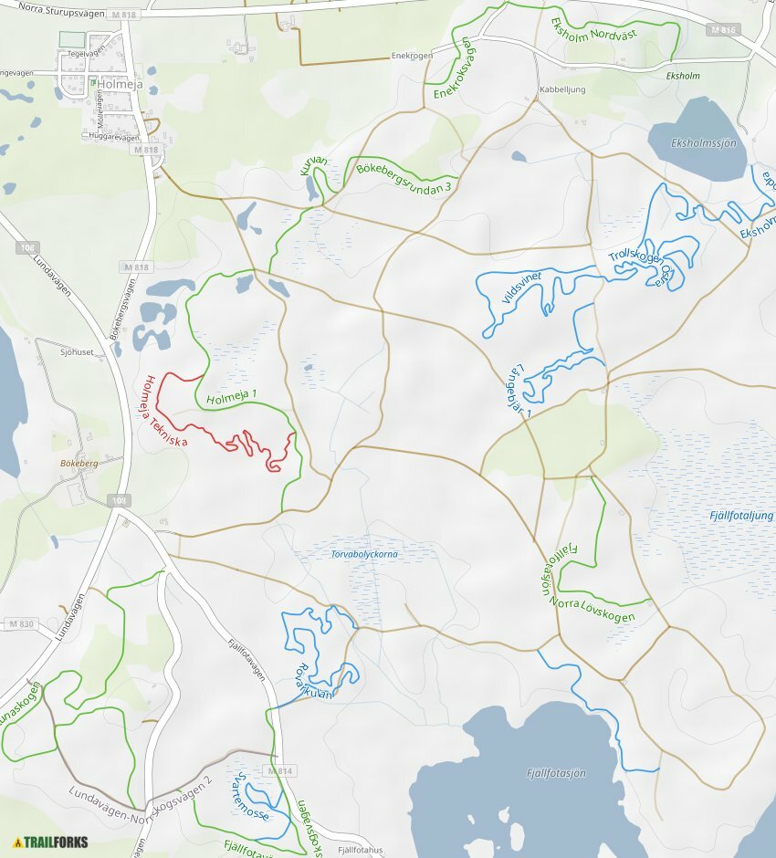 Bökeberg, Svedala Mountain Biking Trails | Trailforks