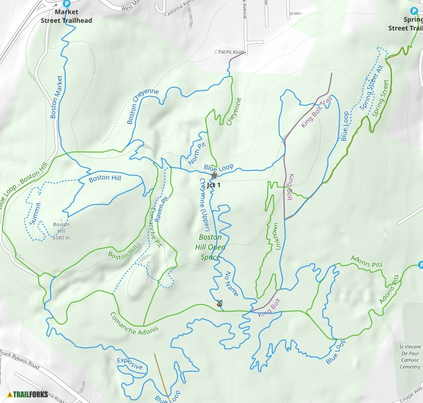 Boston Hill, Silver City Mountain Biking Trails | Trailforks