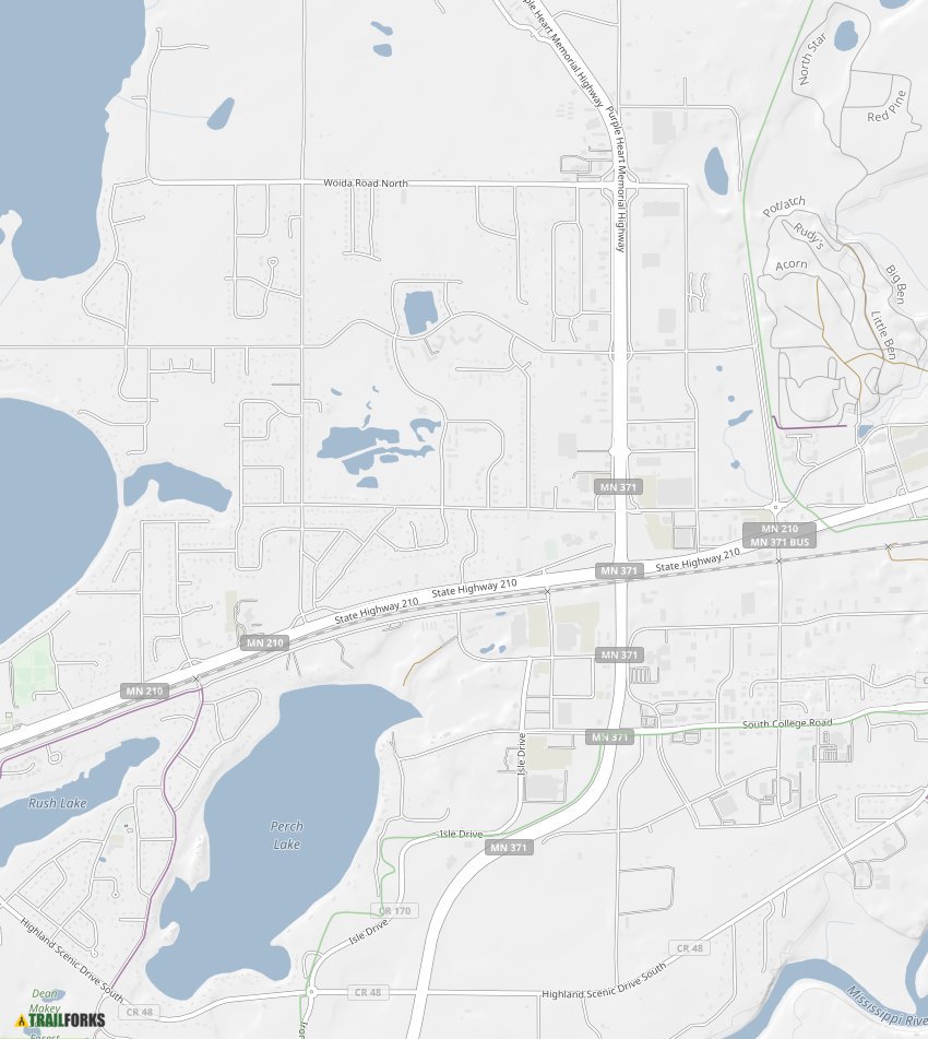 Brainerd, Minnesota Road Biking Trails Trailforks