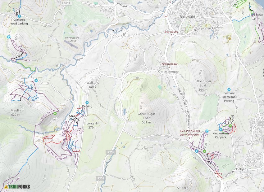 Bray, Ireland Mountain Biking Trails | Trailforks