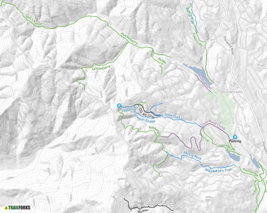 Brooktrails Greenbelt, Willits Mountain Biking Trails Trailforks