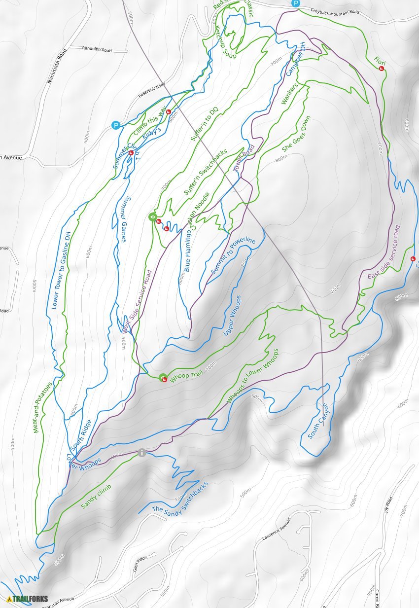 Campbell Mountain Biking Trails | Trailforks