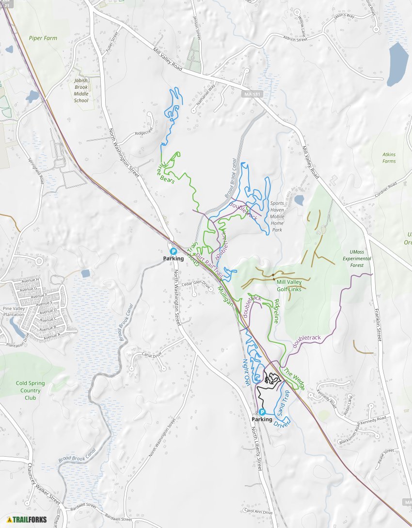 Canal Trails, Belchertown Mountain Biking Trails | Trailforks