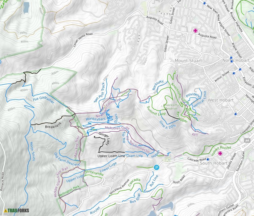 Cascades (South Hobart) Mountain Biking Trails | Trailforks